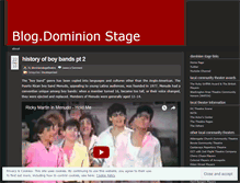 Tablet Screenshot of dominionstage.wordpress.com