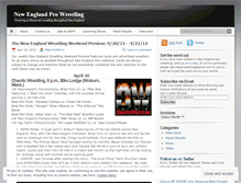 Tablet Screenshot of newenglandprowrestling.wordpress.com
