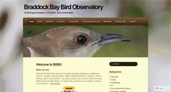 Desktop Screenshot of braddockbaybirdobservatory.wordpress.com