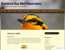 Tablet Screenshot of braddockbaybirdobservatory.wordpress.com