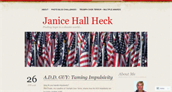 Desktop Screenshot of janiceheck.wordpress.com