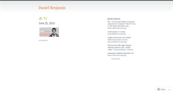 Desktop Screenshot of danielbenjamin.wordpress.com