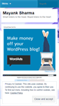 Mobile Screenshot of mayanksharma88.wordpress.com