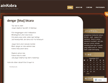 Tablet Screenshot of ainkobra.wordpress.com
