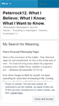 Mobile Screenshot of peterrock12.wordpress.com