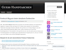Tablet Screenshot of guesshandtaschen.wordpress.com