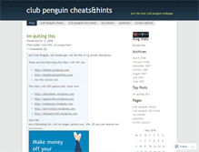 Tablet Screenshot of clubpenguincheatsabc.wordpress.com