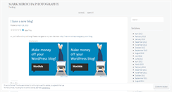 Desktop Screenshot of markmirochaphotography.wordpress.com