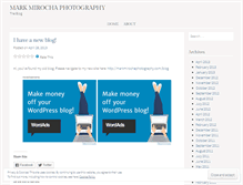 Tablet Screenshot of markmirochaphotography.wordpress.com