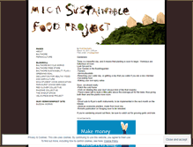 Tablet Screenshot of micasustainablefood.wordpress.com