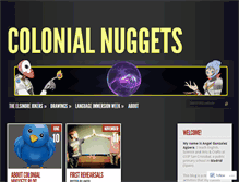 Tablet Screenshot of colonialnuggets.wordpress.com