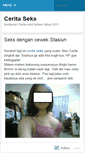 Mobile Screenshot of ceritaseks2011.wordpress.com