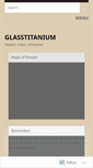 Mobile Screenshot of glasstitanium.wordpress.com