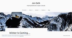 Desktop Screenshot of jondelk.wordpress.com