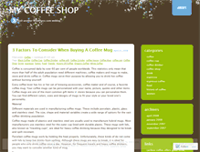 Tablet Screenshot of mycoffeeshop.wordpress.com