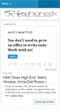Mobile Screenshot of fashioneek.wordpress.com