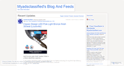 Desktop Screenshot of myadsclassified.wordpress.com