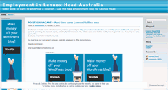 Desktop Screenshot of lennoxhead.wordpress.com