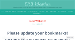 Desktop Screenshot of eastkyweather.wordpress.com