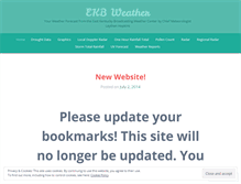 Tablet Screenshot of eastkyweather.wordpress.com