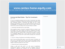 Tablet Screenshot of centexhomeequity.wordpress.com