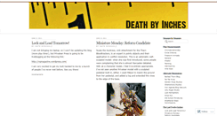 Desktop Screenshot of deathinches.wordpress.com