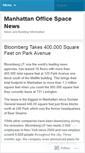 Mobile Screenshot of manhattanofficespace.wordpress.com