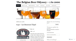 Desktop Screenshot of belgianbeershrimper.wordpress.com