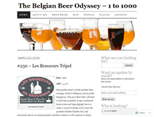 Tablet Screenshot of belgianbeershrimper.wordpress.com