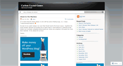 Desktop Screenshot of carboncrystal.wordpress.com