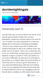 Mobile Screenshot of davidwnightingale.wordpress.com