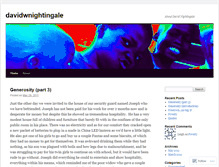 Tablet Screenshot of davidwnightingale.wordpress.com
