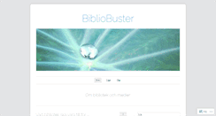 Desktop Screenshot of bibliobuster.wordpress.com