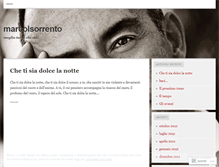 Tablet Screenshot of marcolsorrento.wordpress.com