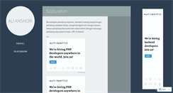 Desktop Screenshot of anshori.wordpress.com