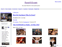 Tablet Screenshot of partyo.wordpress.com