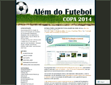 Tablet Screenshot of alemdofutebol2014.wordpress.com