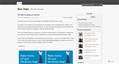 Desktop Screenshot of devtut.wordpress.com