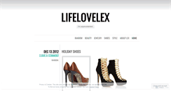 Desktop Screenshot of lifeloveandlex.wordpress.com