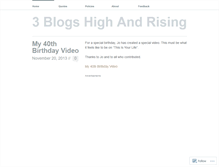Tablet Screenshot of 3blogshighandrising.wordpress.com