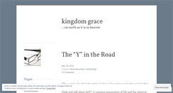 Desktop Screenshot of kingdomgrace.wordpress.com