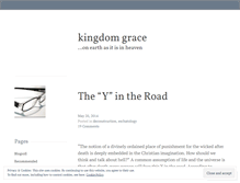 Tablet Screenshot of kingdomgrace.wordpress.com