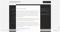 Desktop Screenshot of maxacaicleanse.wordpress.com
