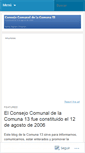 Mobile Screenshot of consejocomuna13.wordpress.com