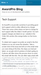 Mobile Screenshot of myawardpro.wordpress.com