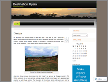 Tablet Screenshot of destinationmpala.wordpress.com