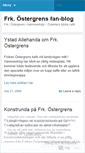 Mobile Screenshot of frkoestergren.wordpress.com