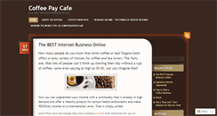 Desktop Screenshot of coffeepaycafe.wordpress.com