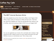 Tablet Screenshot of coffeepaycafe.wordpress.com