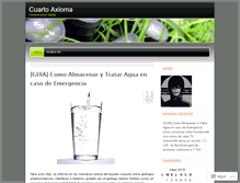 Tablet Screenshot of cuartoaxioma.wordpress.com